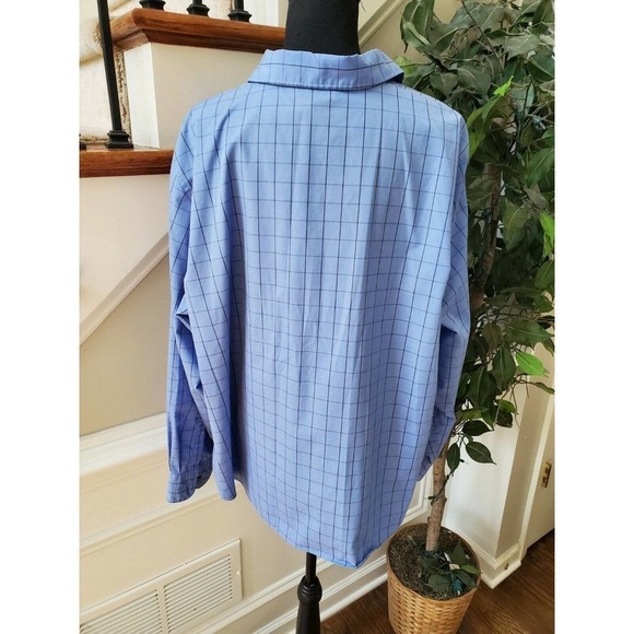 Charter Club Button Down Shirt Print Top Size 20W - Picture 7 of 10